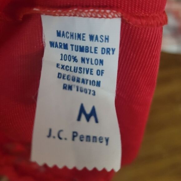 JcPenny Vintage Red Lace Bodysuit, size Medium Valentine's Day Coquettegirl - Picture 4 of 9